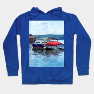 Canandaigua NY -  Fishing Shacks Hoodie